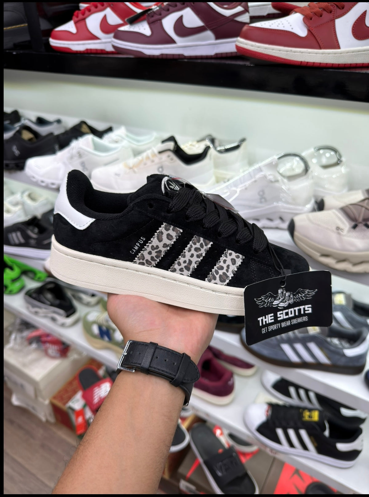 Adidas Campus 00s "Black Leopard"