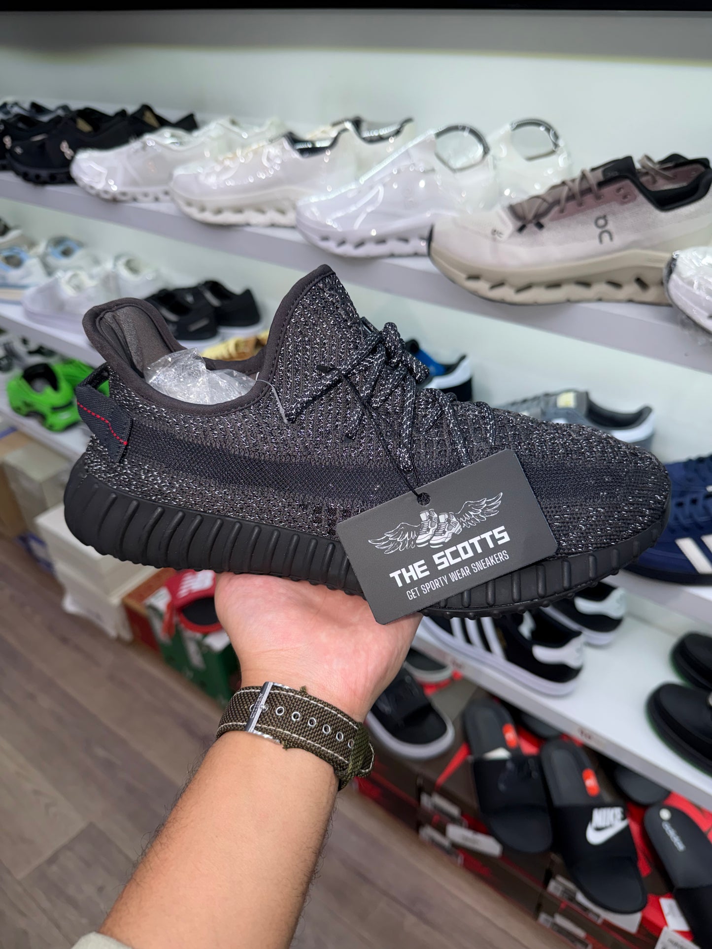 Adidas Yeezy Boost 350 Reflective Black - Static