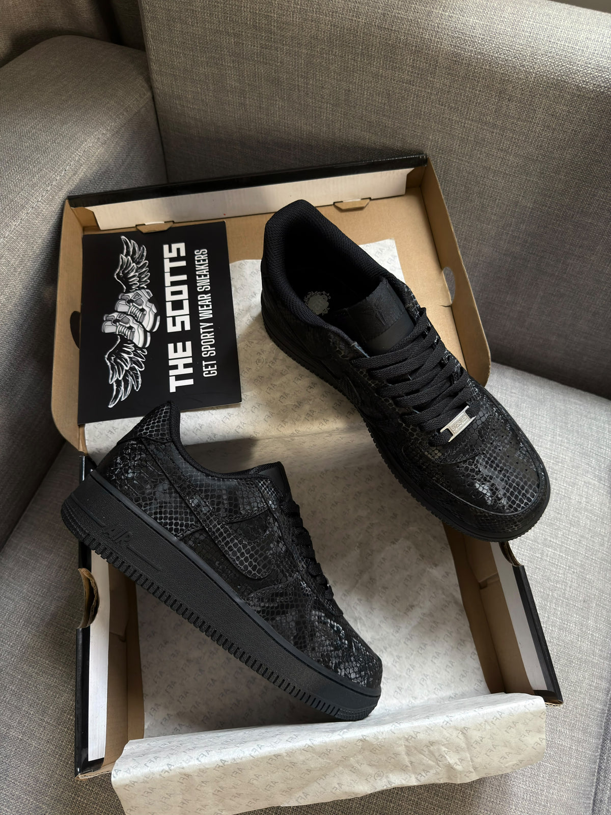 Nike Air Force x Kobe Bryant 1 Low Triple Black