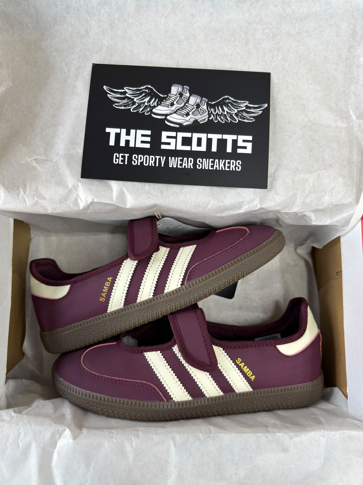adidas samba jane Burgundy White Gum