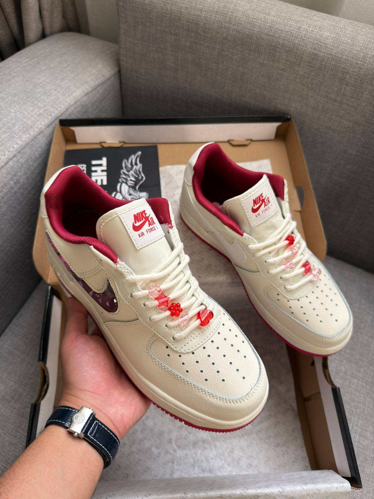 Nike air force 1 dark beetroot