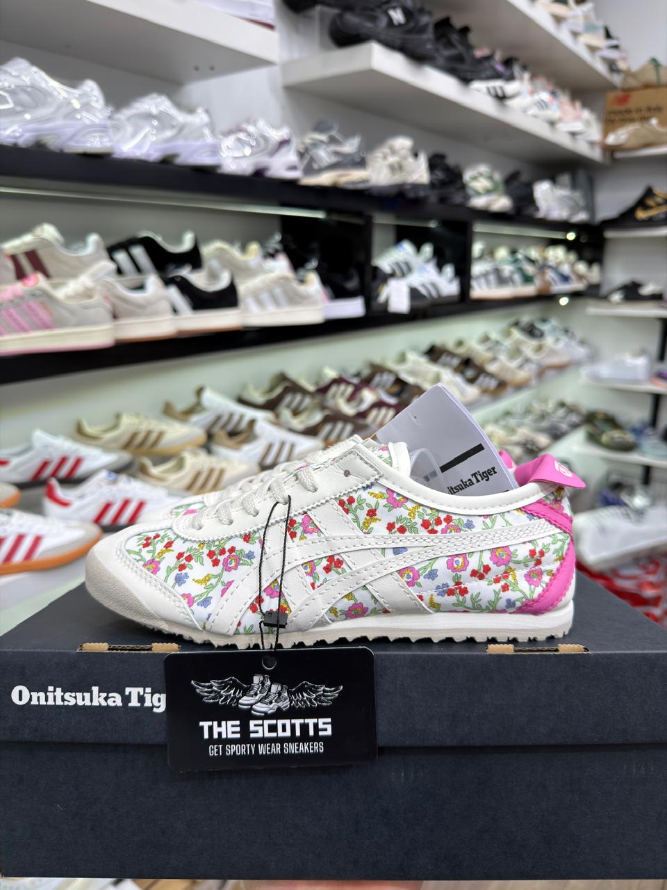 Onitsuka Tiger Mexico 66 "Cream Pink Floral"