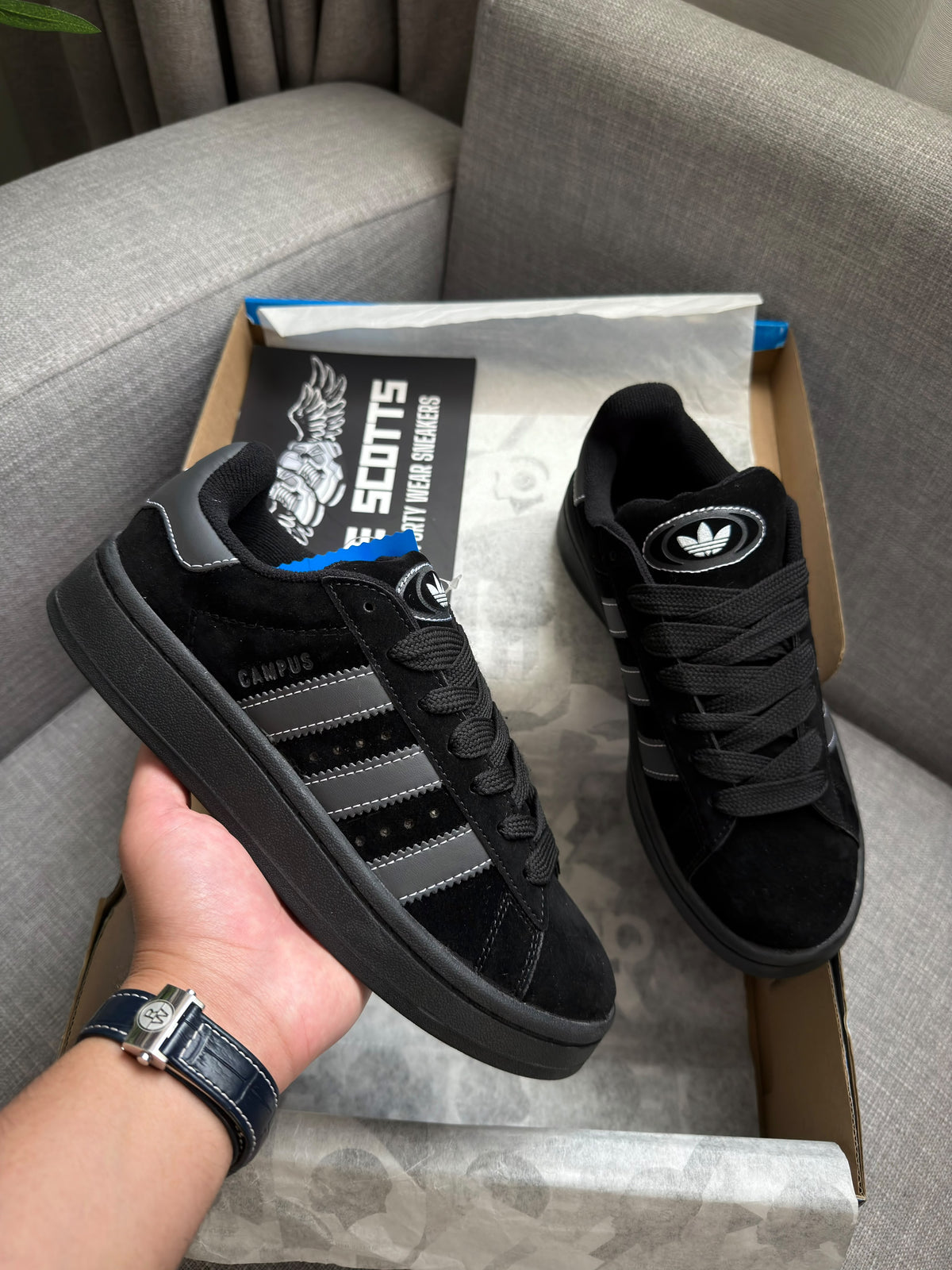 adidas Campus 00s In black grey
