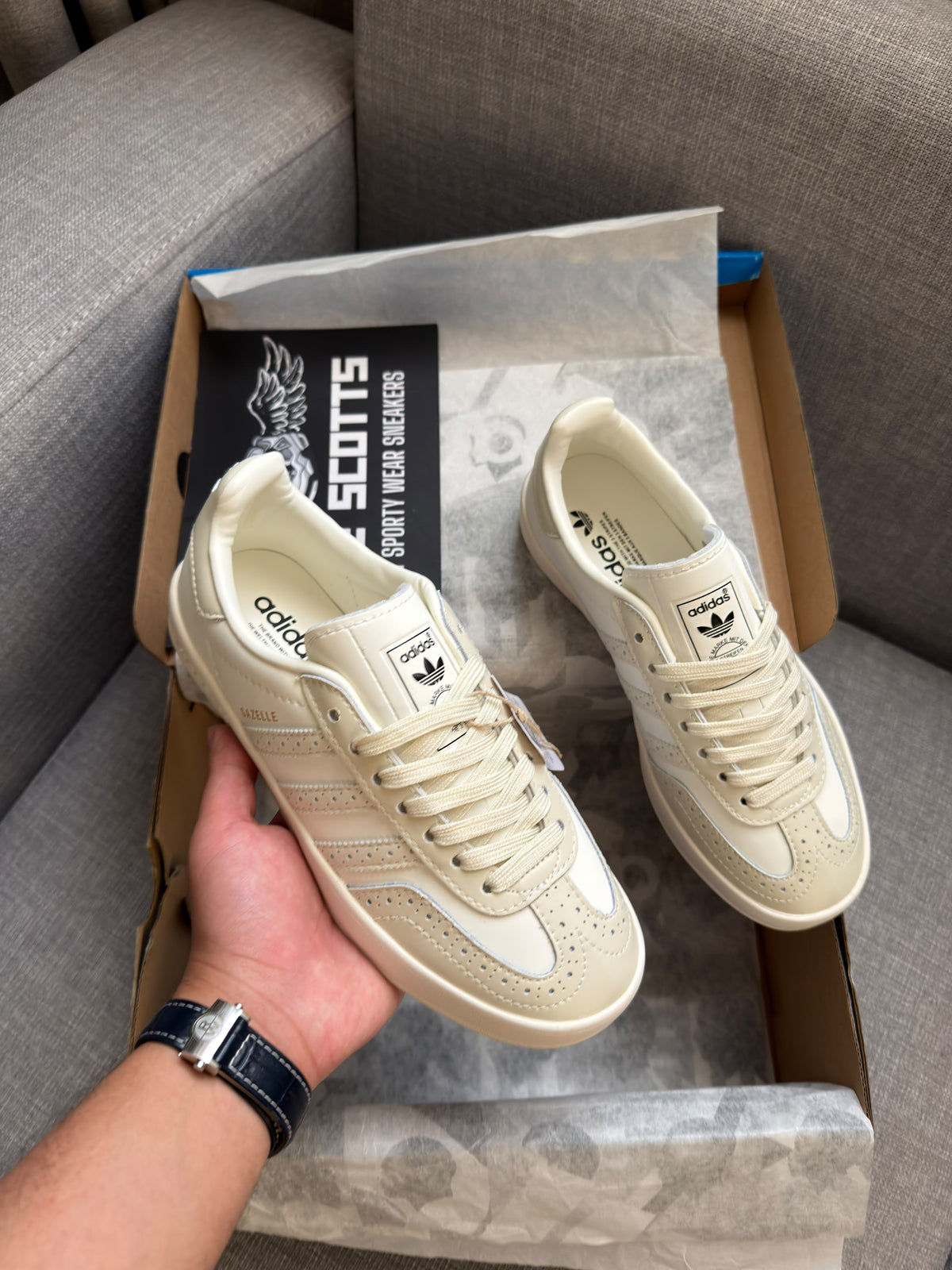 adidas Gazelle Indoor Cream White
