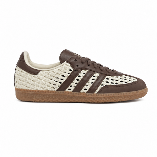 Adidas Samba Basketweave in the Cream White and Earth Strata