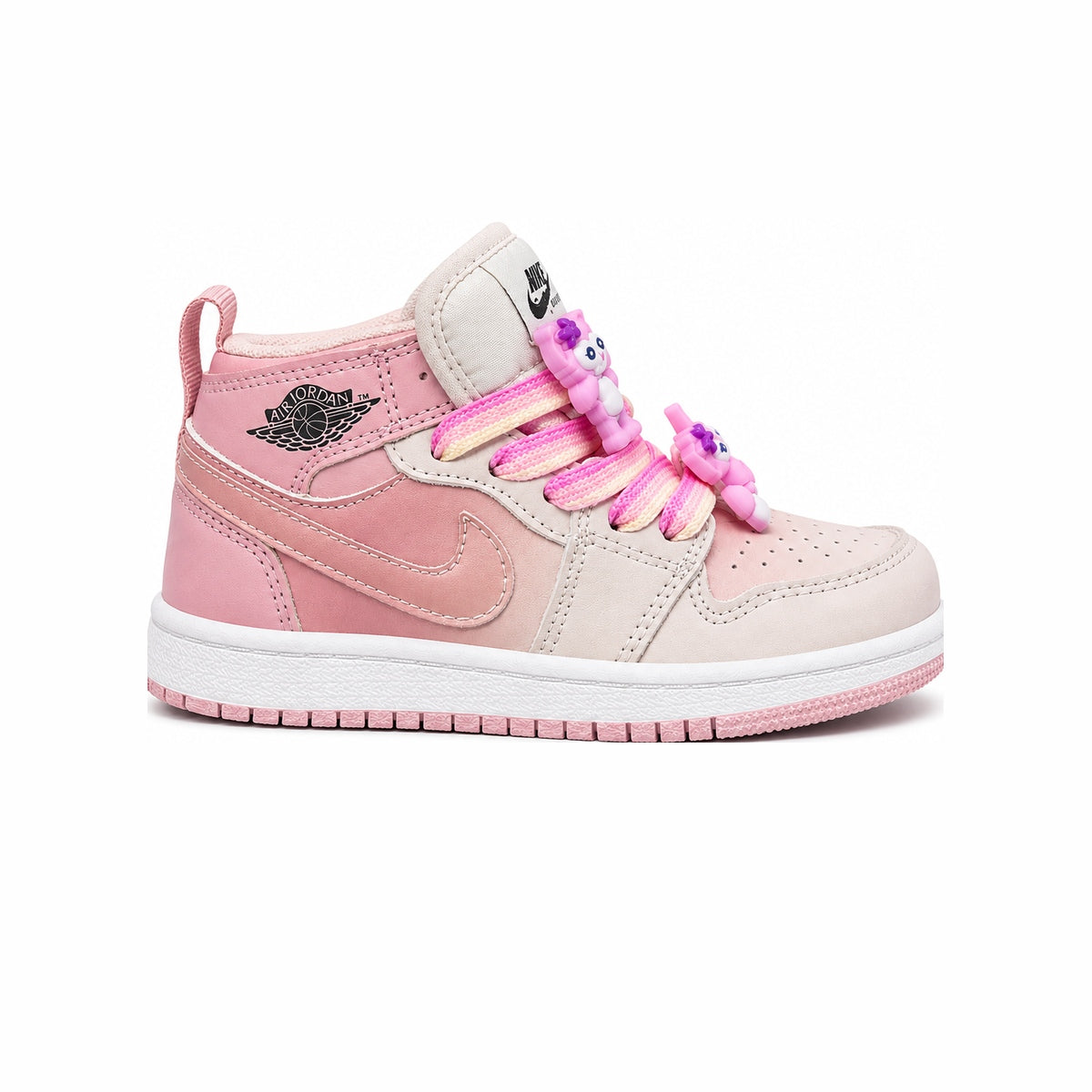 Jordan 1 Mickey Mouse Light Pink White '01' kids size