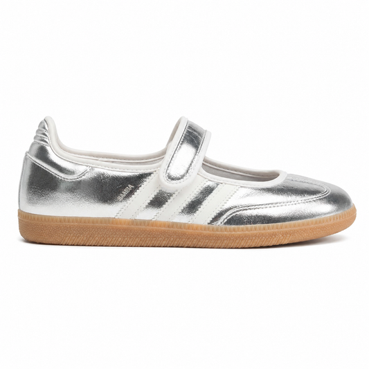 Adidas Samba Jane in silver metallic
