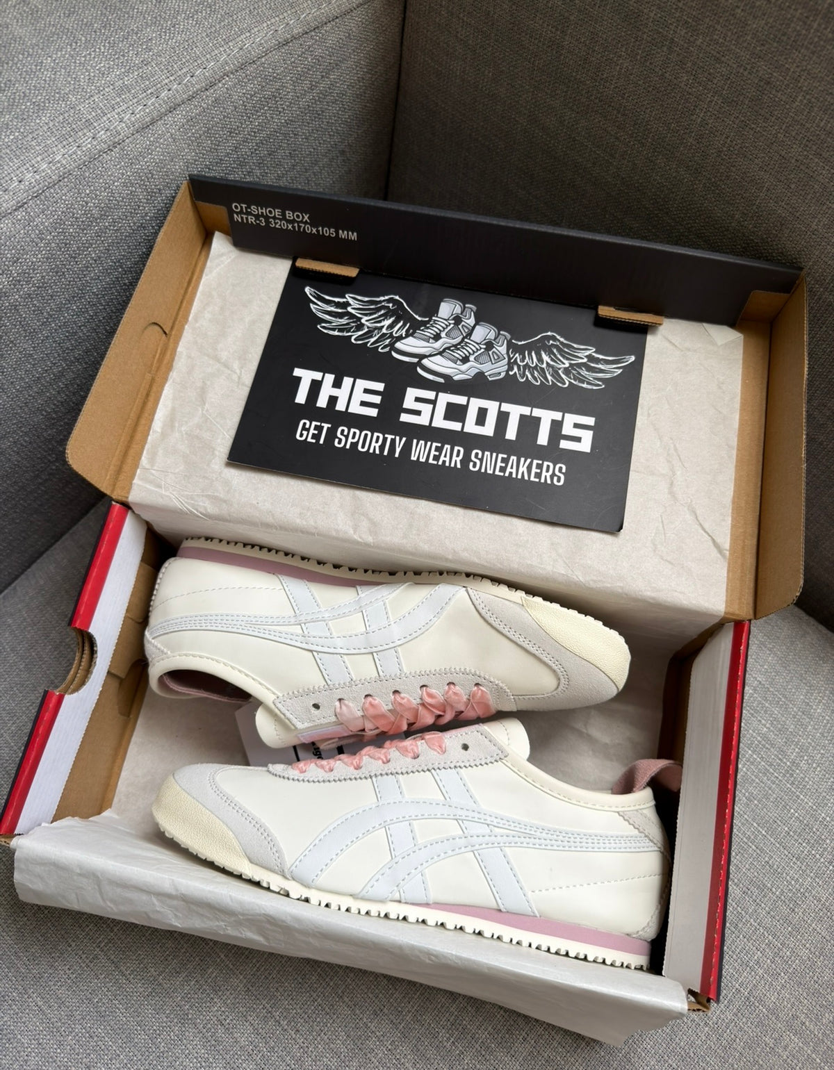 Onitsuka Tiger Mexico 66 ivory pink
