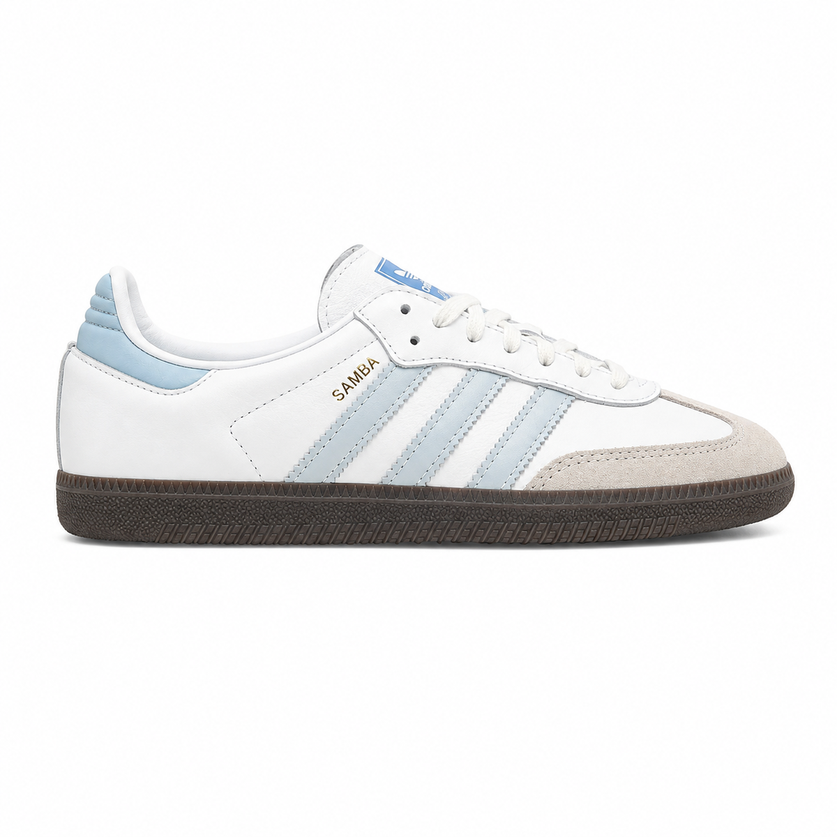 adidas Samba White Halo light blue