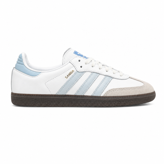 adidas Samba White Halo light blue