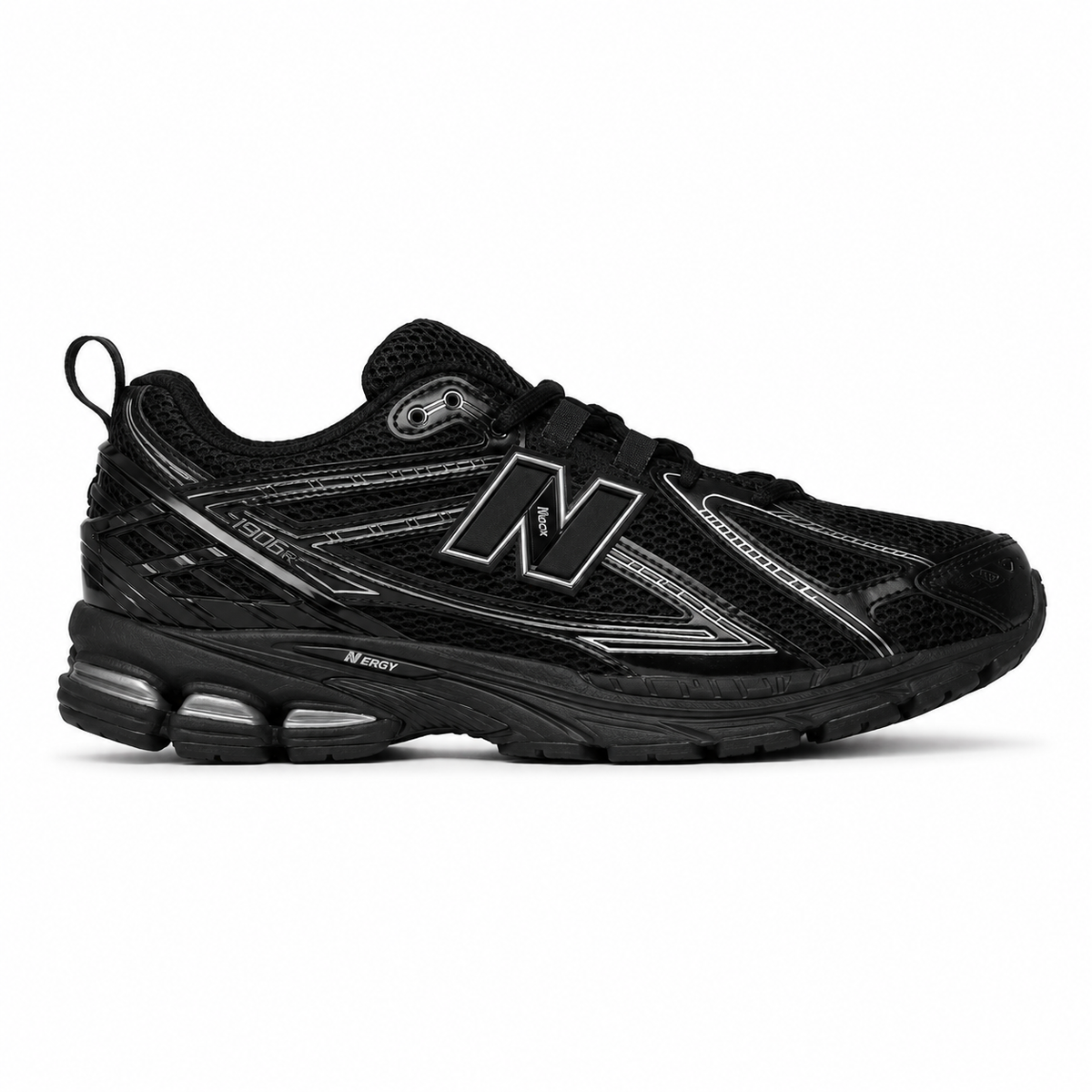 New Balance 1906R in a black and silver/grey