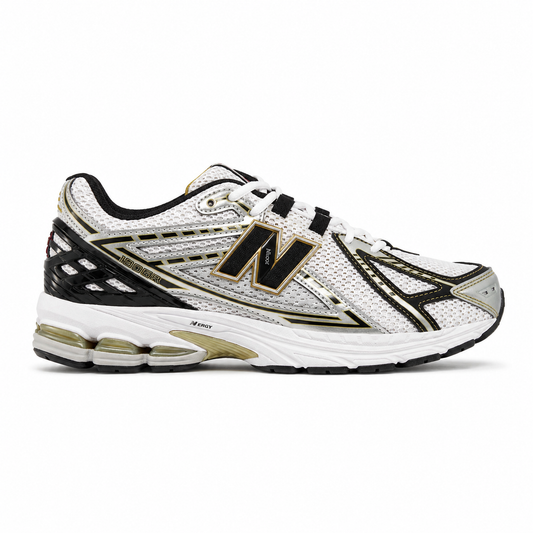 New Balance 1906R in the White and Metallic Gold