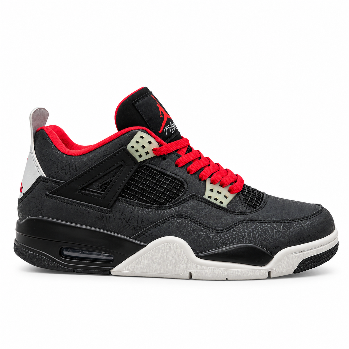 Air Jordan 4 Retro Black Red