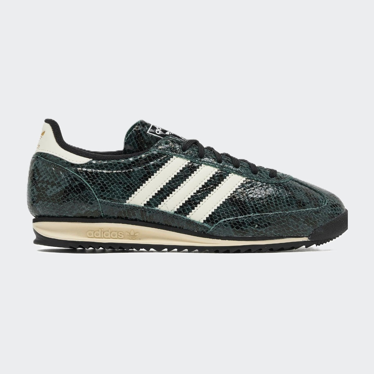 adidas snake leather SL 72 green