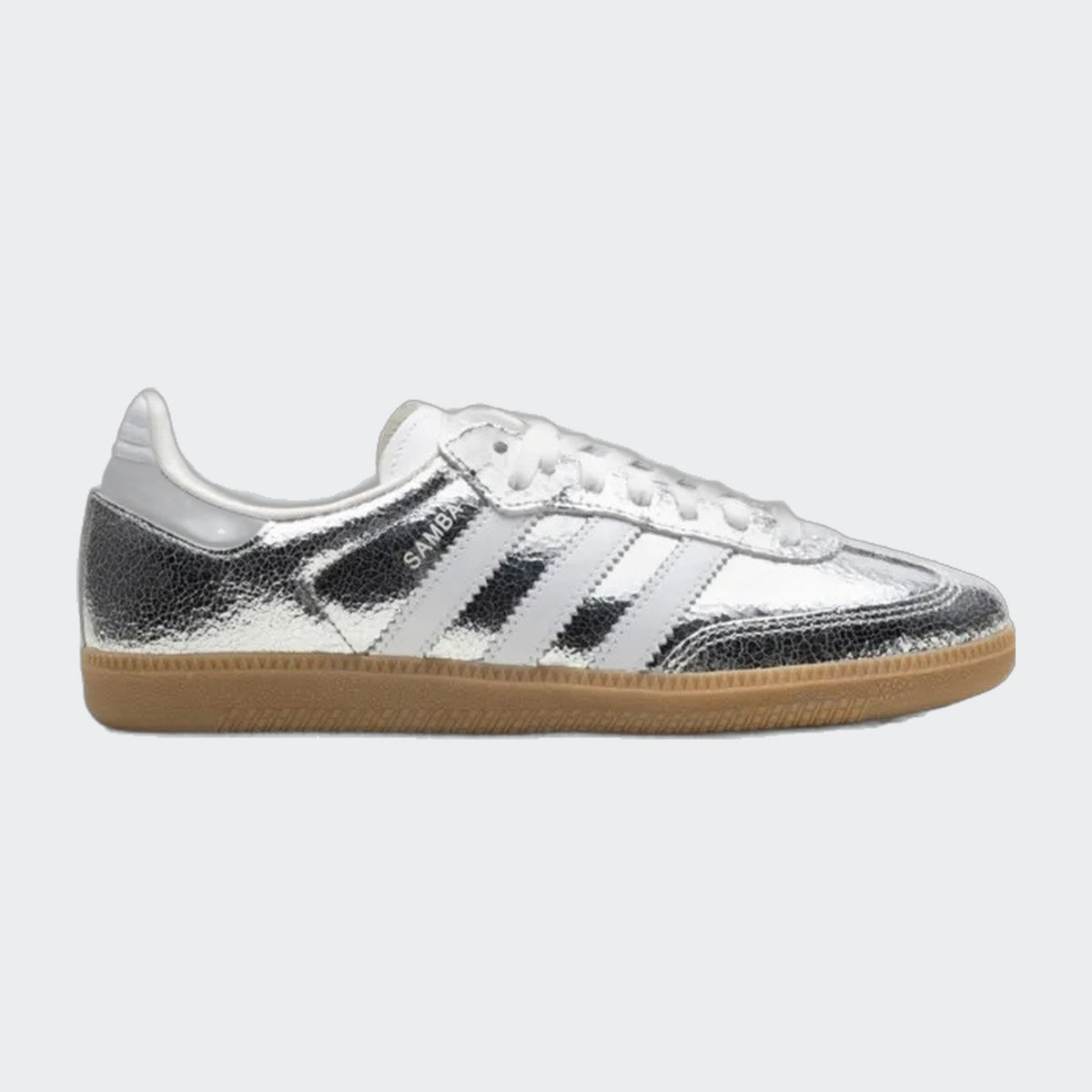 adidas samba silver metallic
