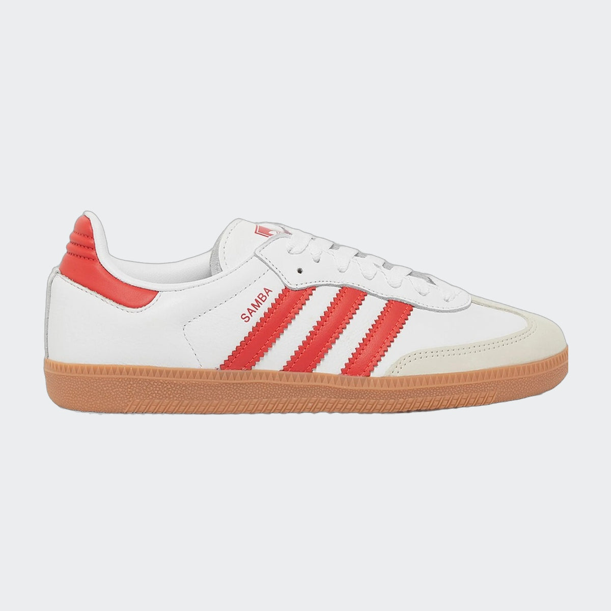 adidas samba white red gum