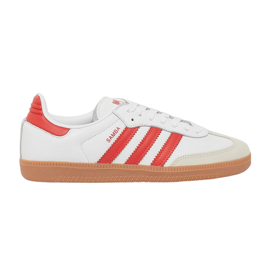 adidas samba white red gum