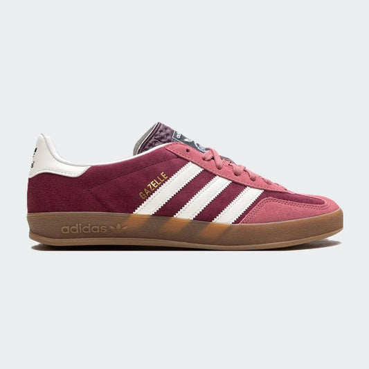 adidas Gazelle Indoor Maroon مستعمل Crimson