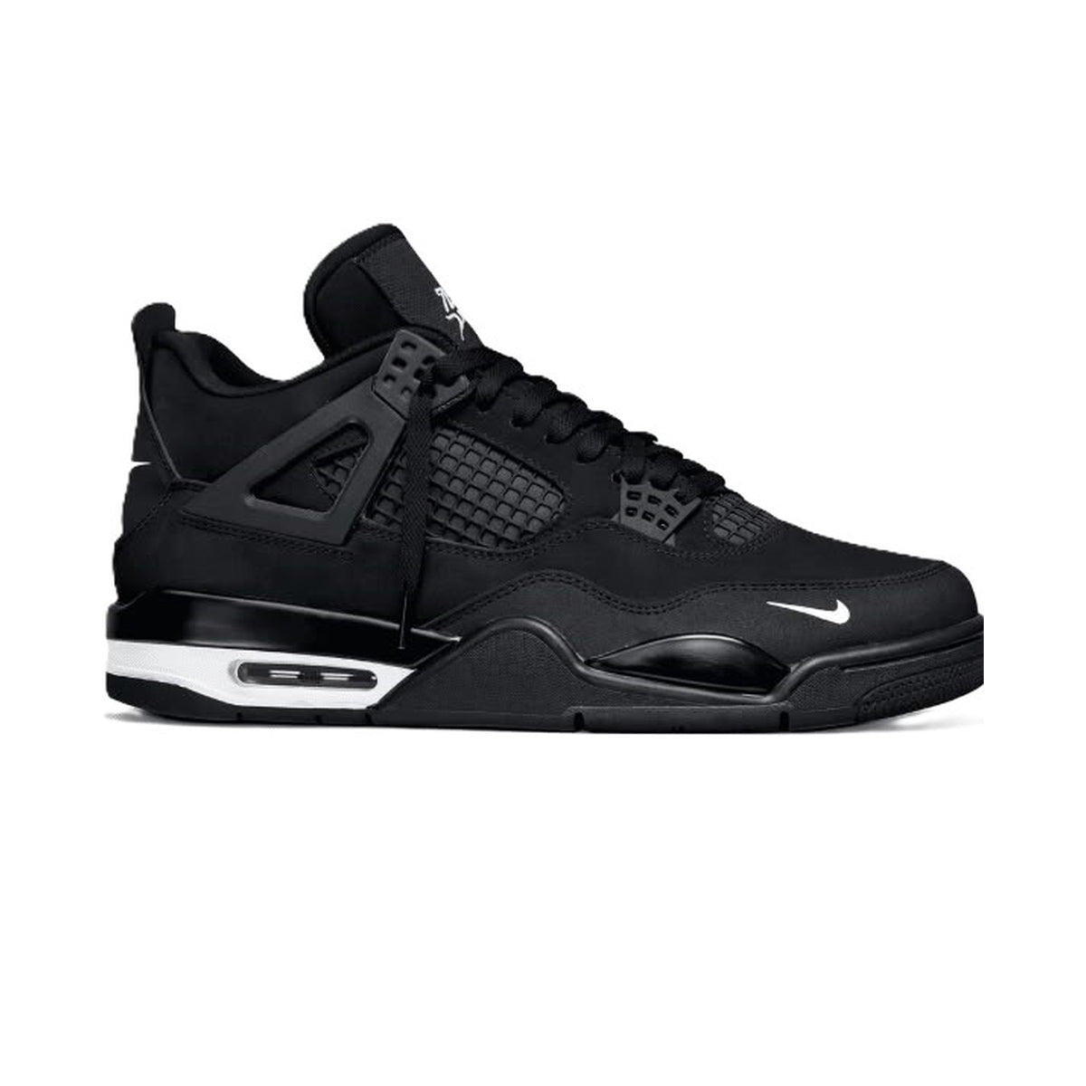 Jordan 4 Black By Black  x Nigel Sylvester