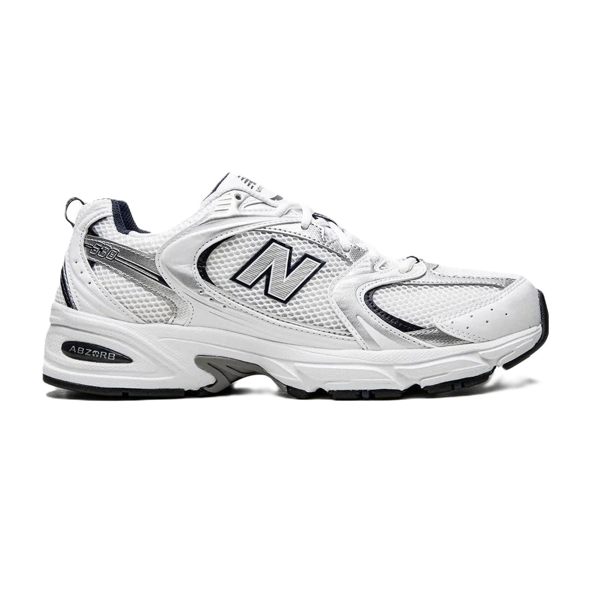 New Balance 530 White Silver Navy Running