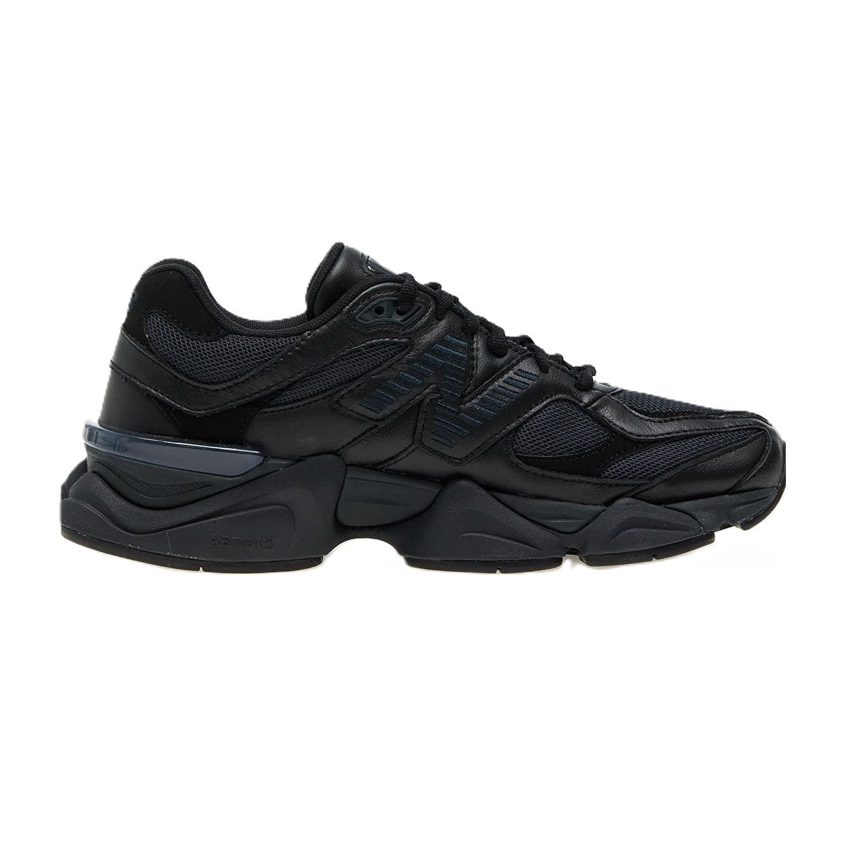 New Balance 9060 Triple Black Leather