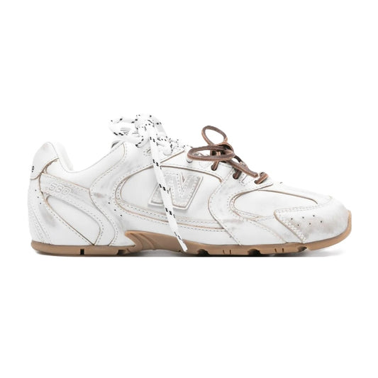 MIU MIU x New Balance white leather