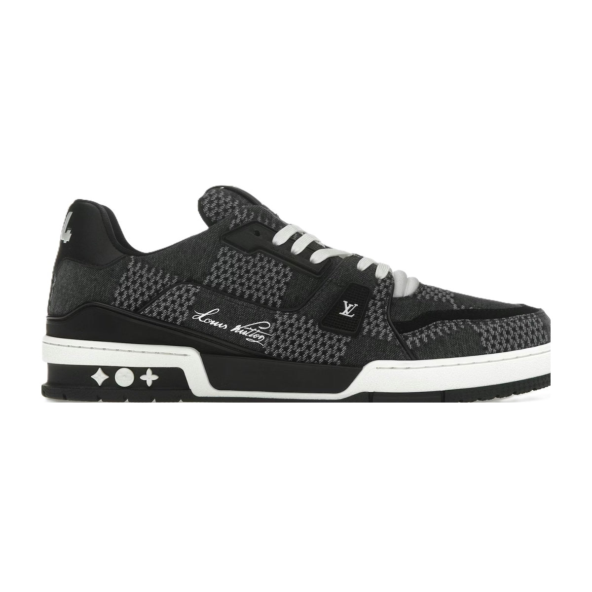 Louis Vuitton LV Trainer Black Damier 3D Denim