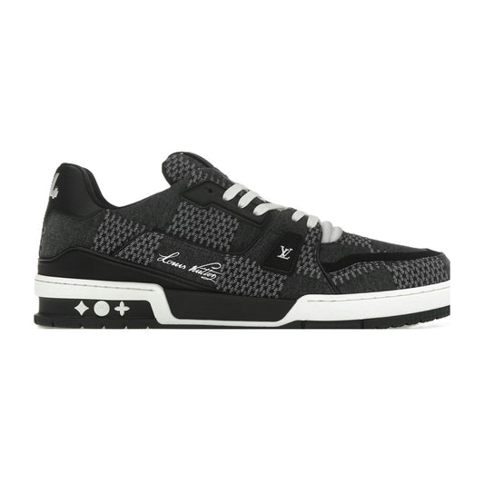 Louis Vuitton LV Trainer Black Damier 3D Denim