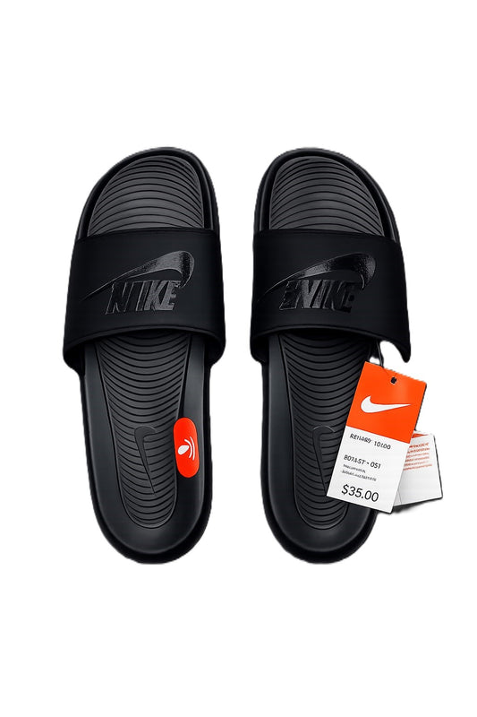 Nike Tech شبشب أسود بالكامل