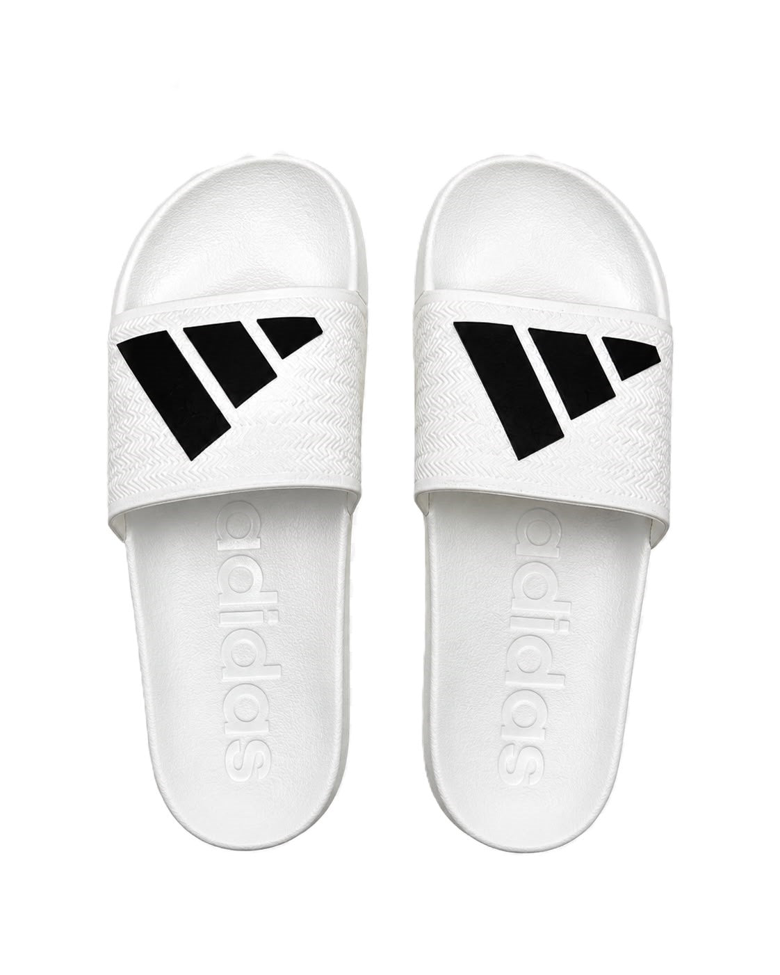 Adidas slipper white black