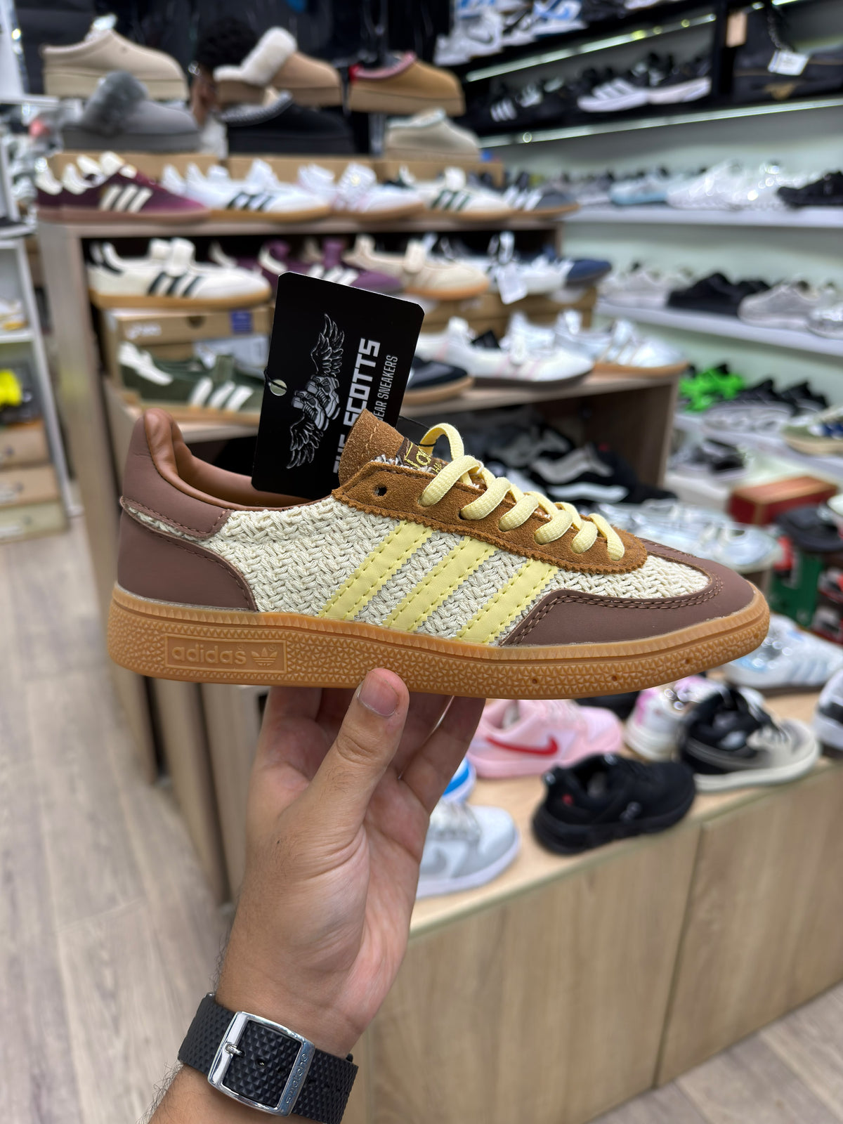 Adidas Handball Spezial in the "Preloved Brown / Orange Tint