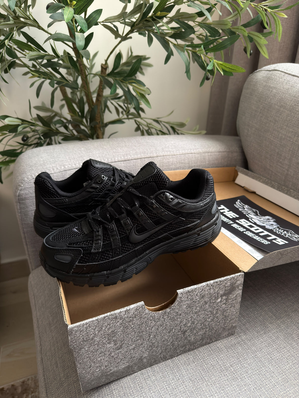 Nike P-6000 Premium "Triple Black"