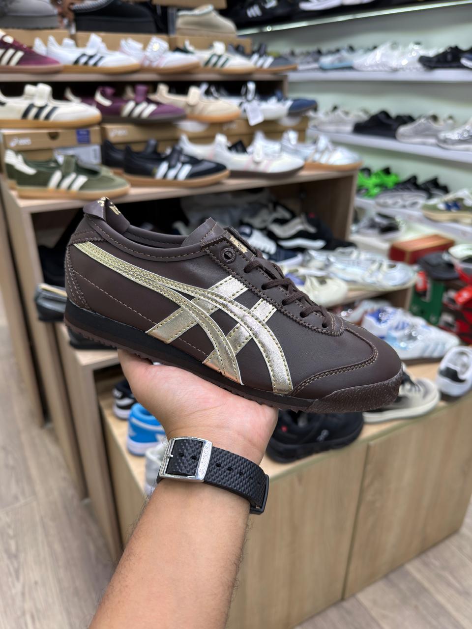 Onitsuka Tiger MEXICO 66 SD LICORICE BROWN/CHAMPAGNE
