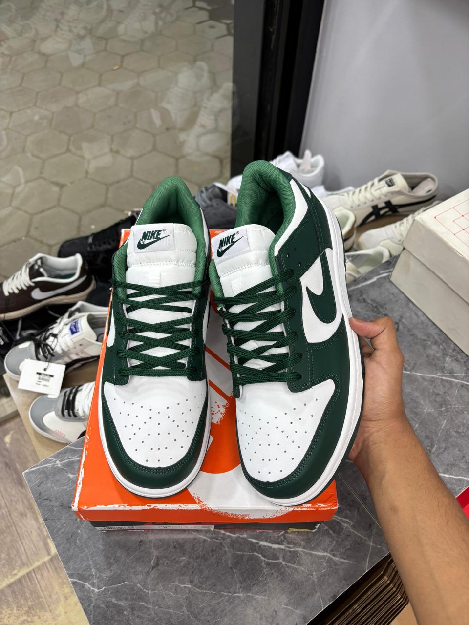 Nike SB Dunk Low White\Green