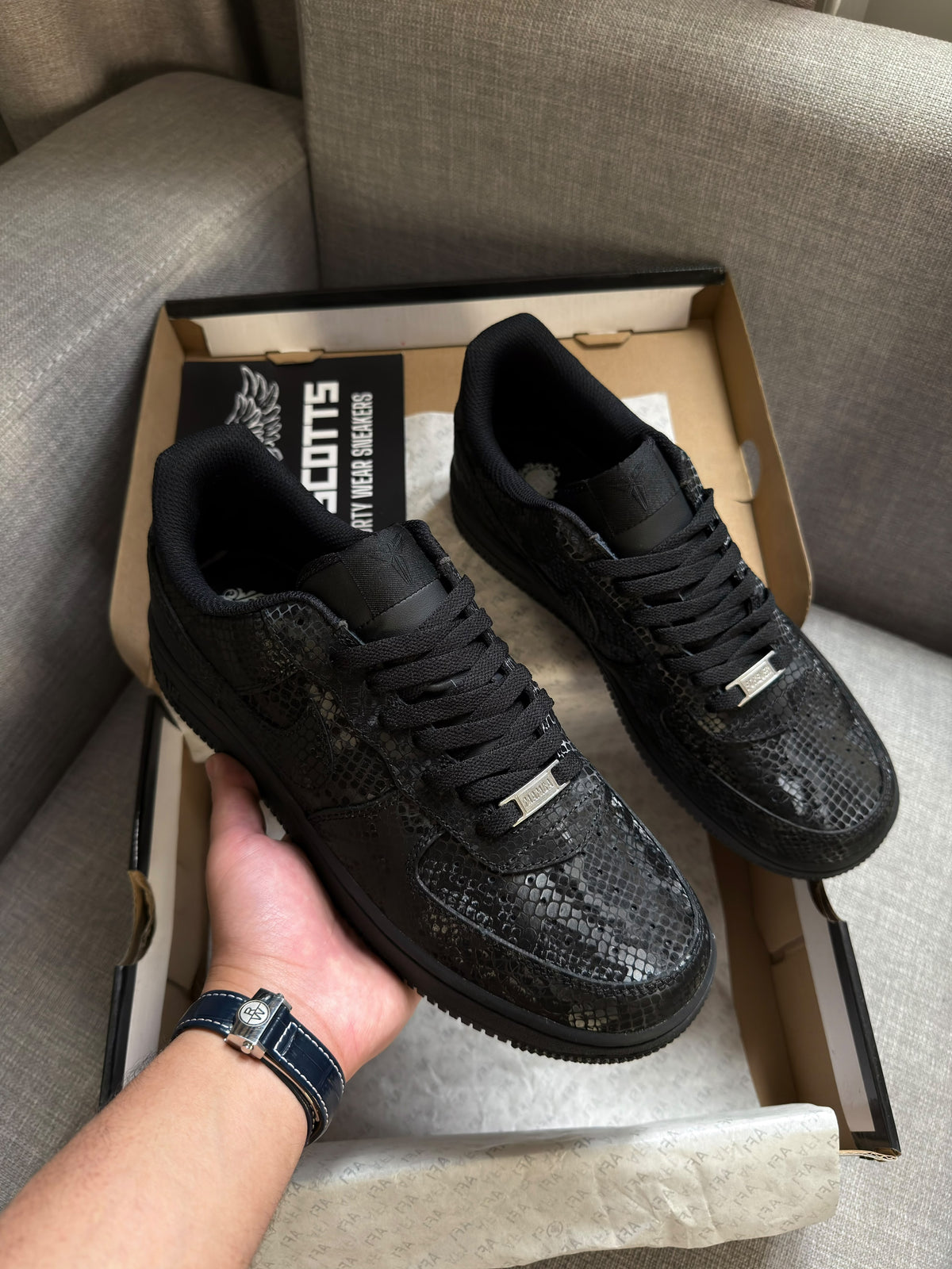Nike Air Force x Kobe Bryant 1 Low Triple Black