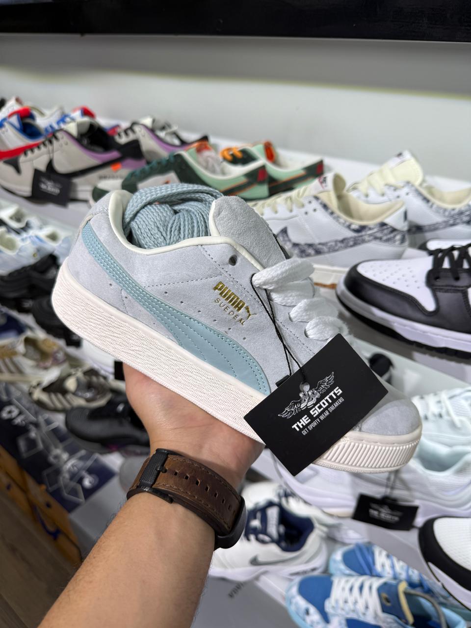 PUMA Suede XL light blue