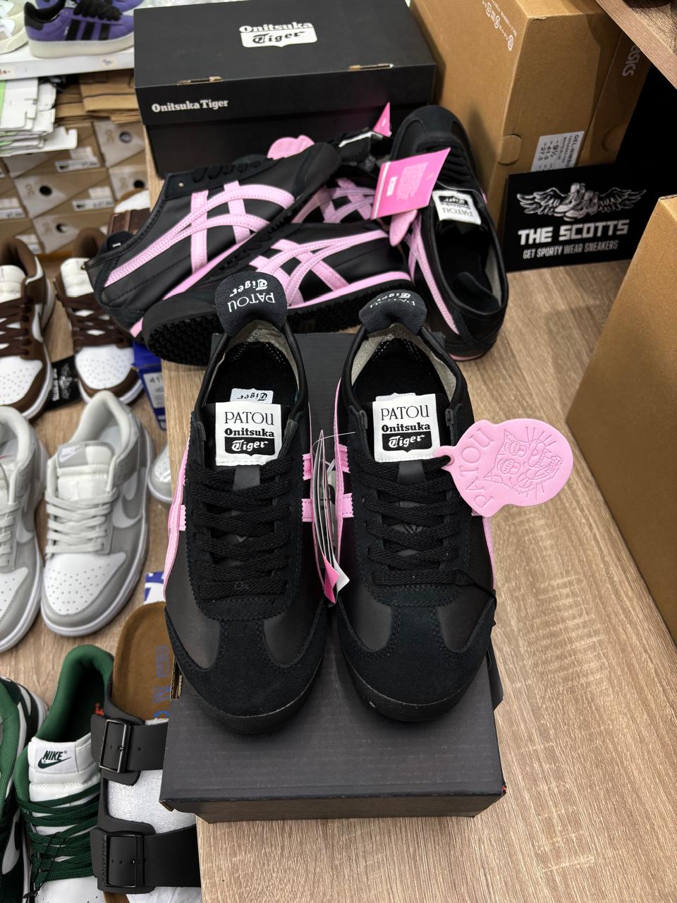 Onitsuka Tiger x Patou Mexico 66 "Black Pink"