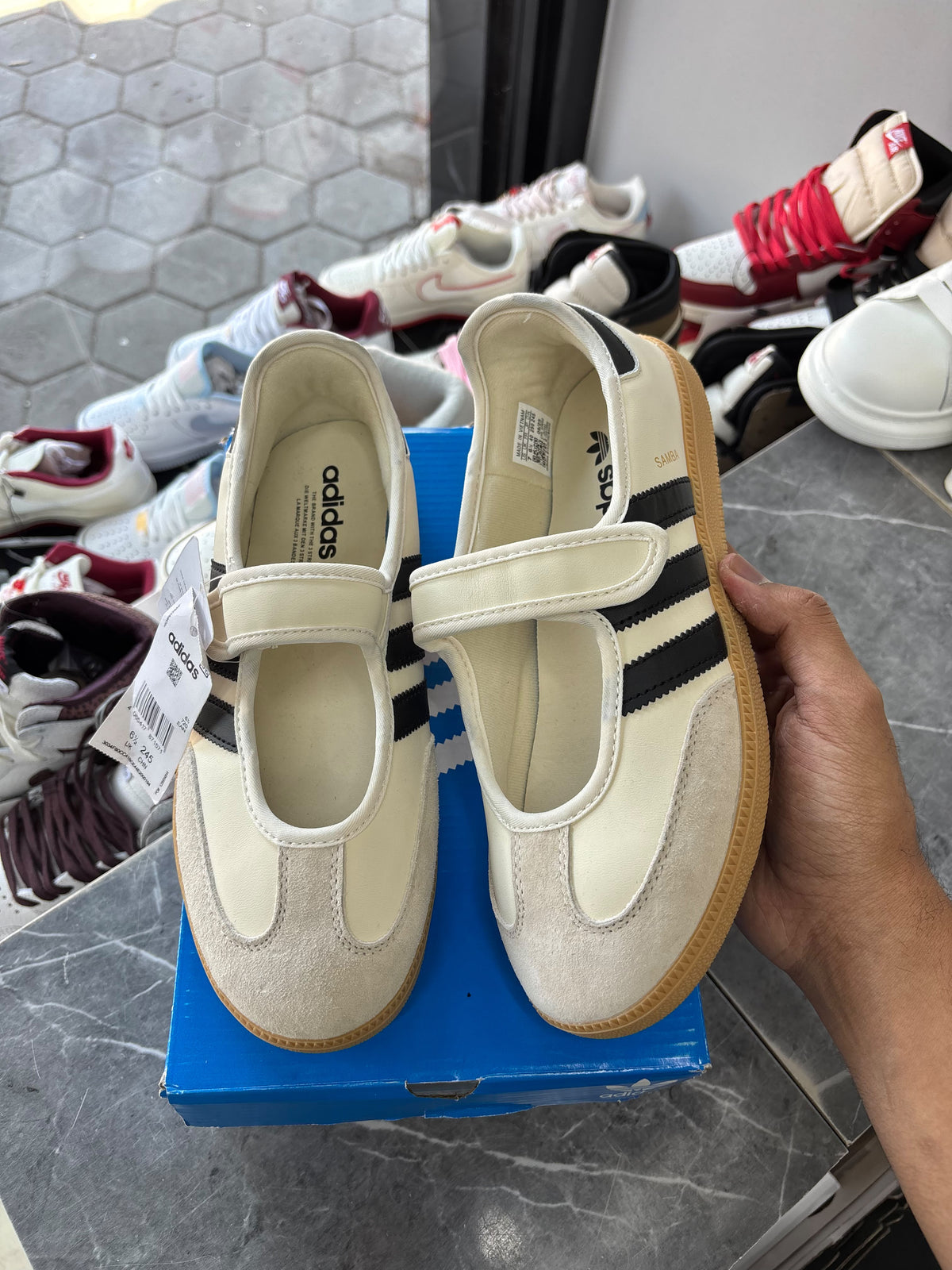 adidas samba jane Beige