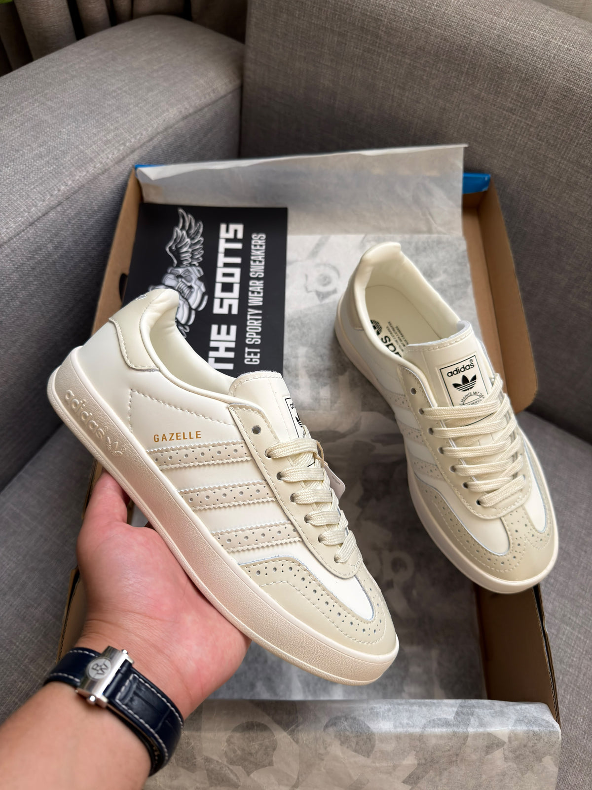 adidas Gazelle Indoor Cream White