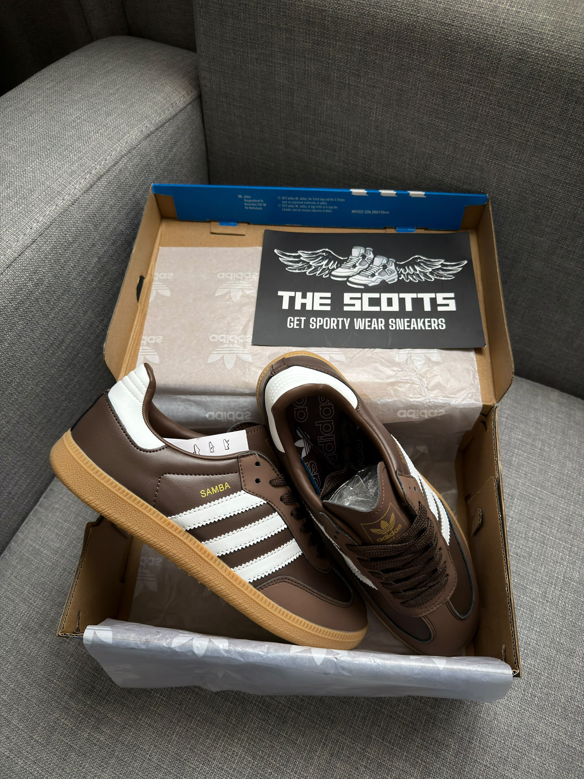 adidas samba Cream White / Cardboard
