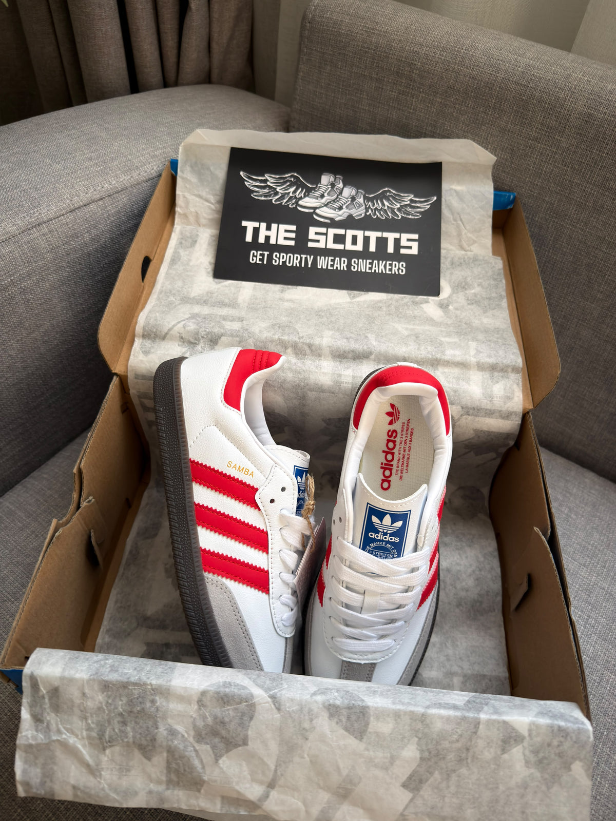 adidas samba better scarlet