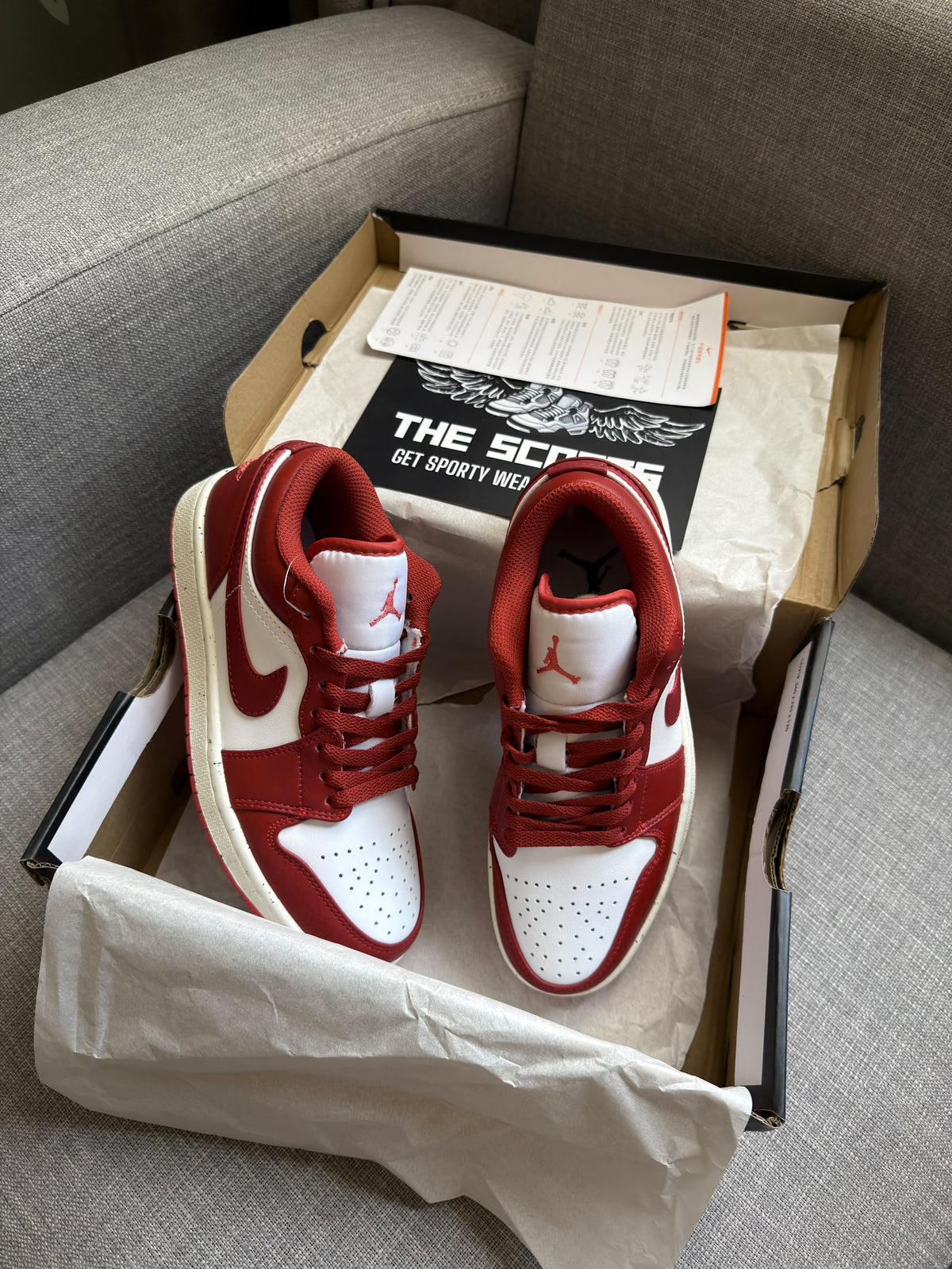 Air Jordan 1 Low SE Dune Red