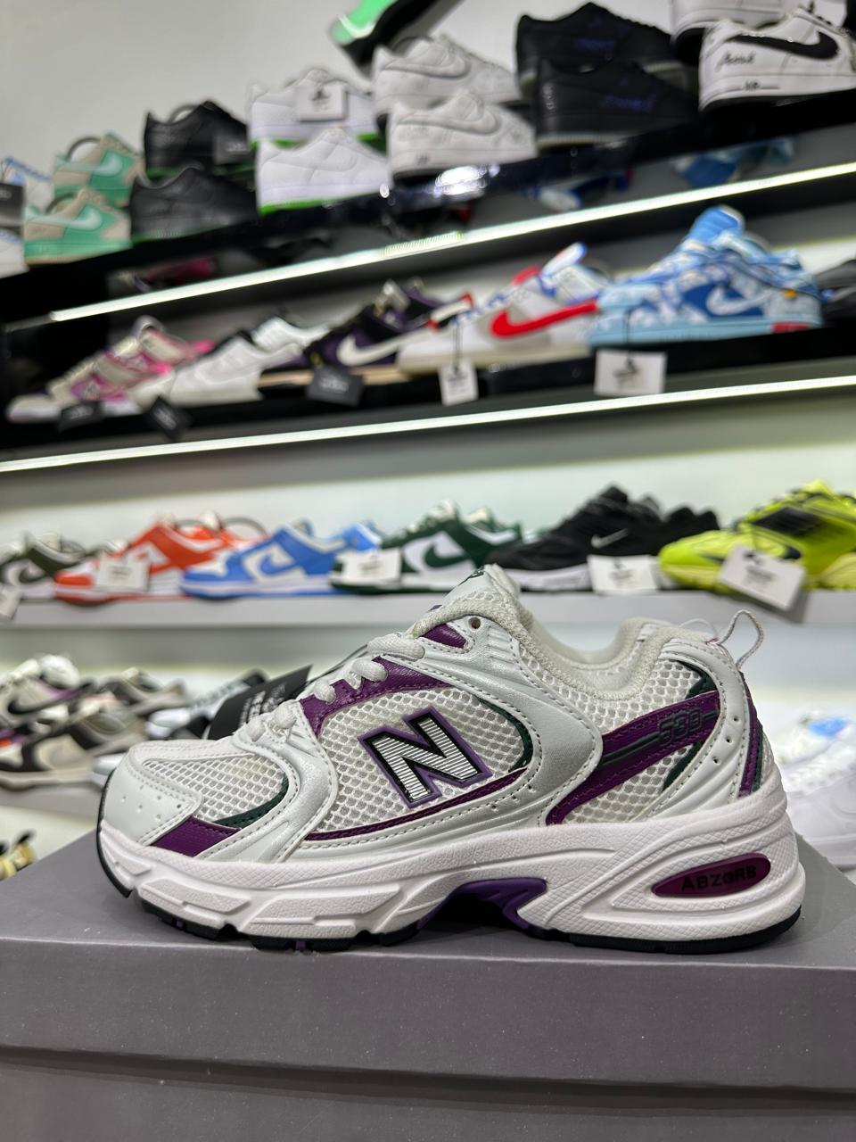 New Balance 530 white purple