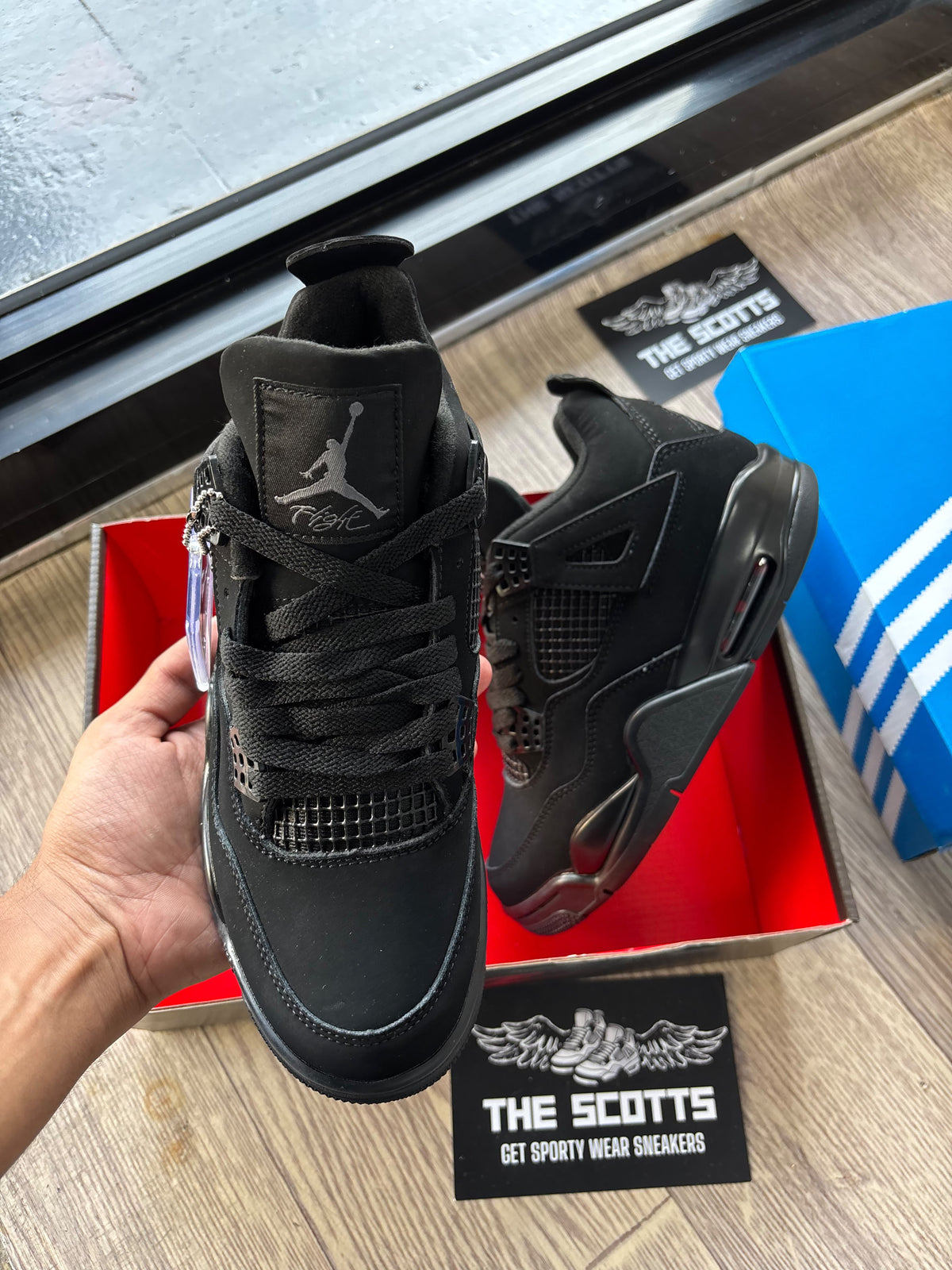Nike Jordan 4 Black By Black  x Nigel Sylvester