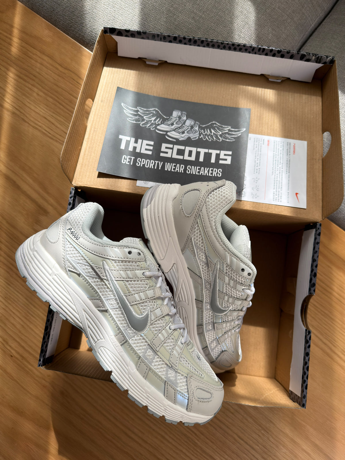 Nike P-6000 SE Summit White Wolf Grey