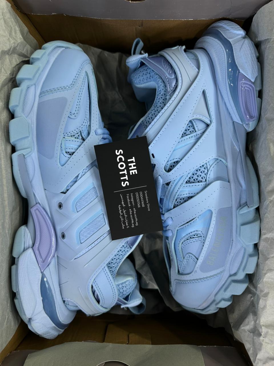 Balenciaga track 1 Light Blue