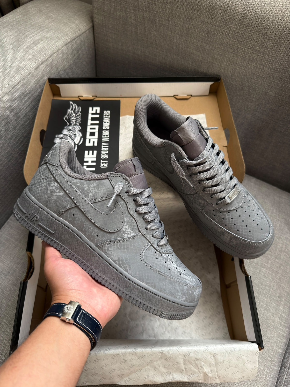 Nike Air Force x Kobe Bryant 1 Low cool grey