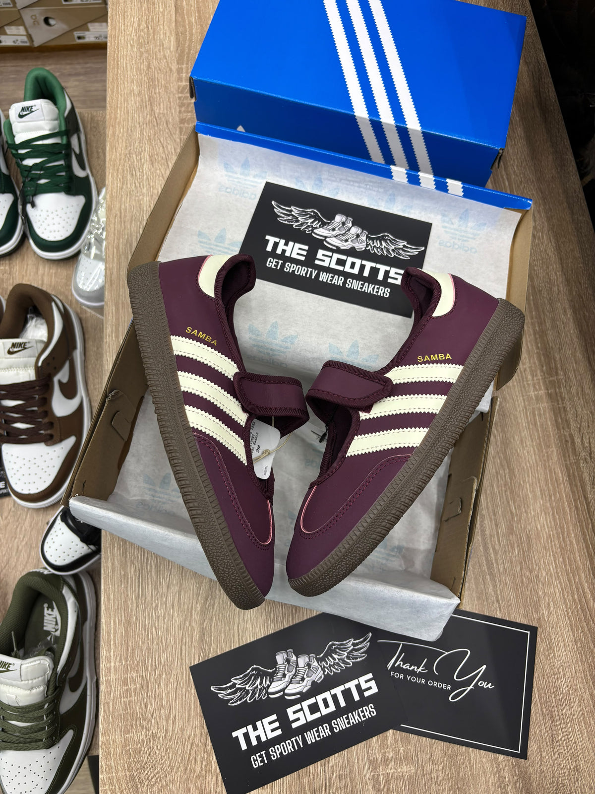 adidas samba jane Burgundy White Gum