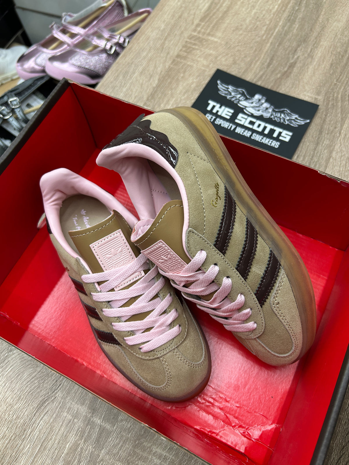 adidas Gazelle Indoor Brown Sandy Pink