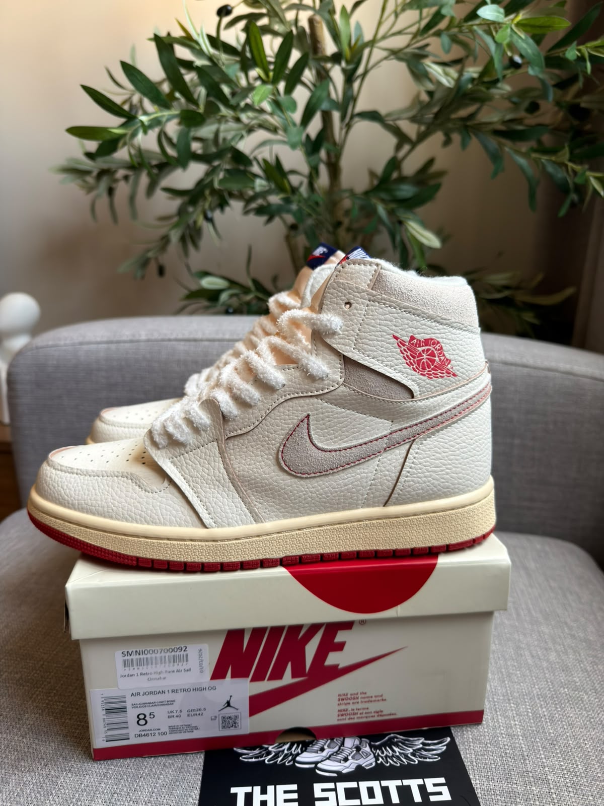 Air Jordan 1 High OG Cinnabar
